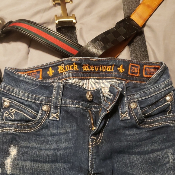 2 pair women's Rock Revival Jeans - Picture 3 of 5